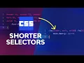 Super Short CSS Selectors With is and where