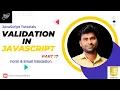 Form Validation in JavaScript Tutorial 17 Email Validation in JavaScript