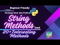 Python String Methods Functions In Tamil 16 DDP Beginner Friendly