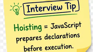 JavaScript Hoisting