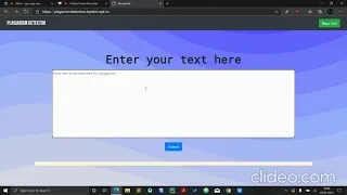 Plagiarism Detector