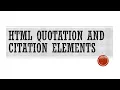 Beginner s Guide to HTML - 7 HTML Quotations and Citations
