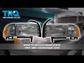 How to Replace Headlights 1994-2001 Dodge Ram 1500