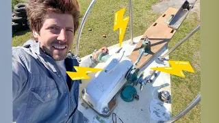 Electrifying the windlass & making the pipe berth