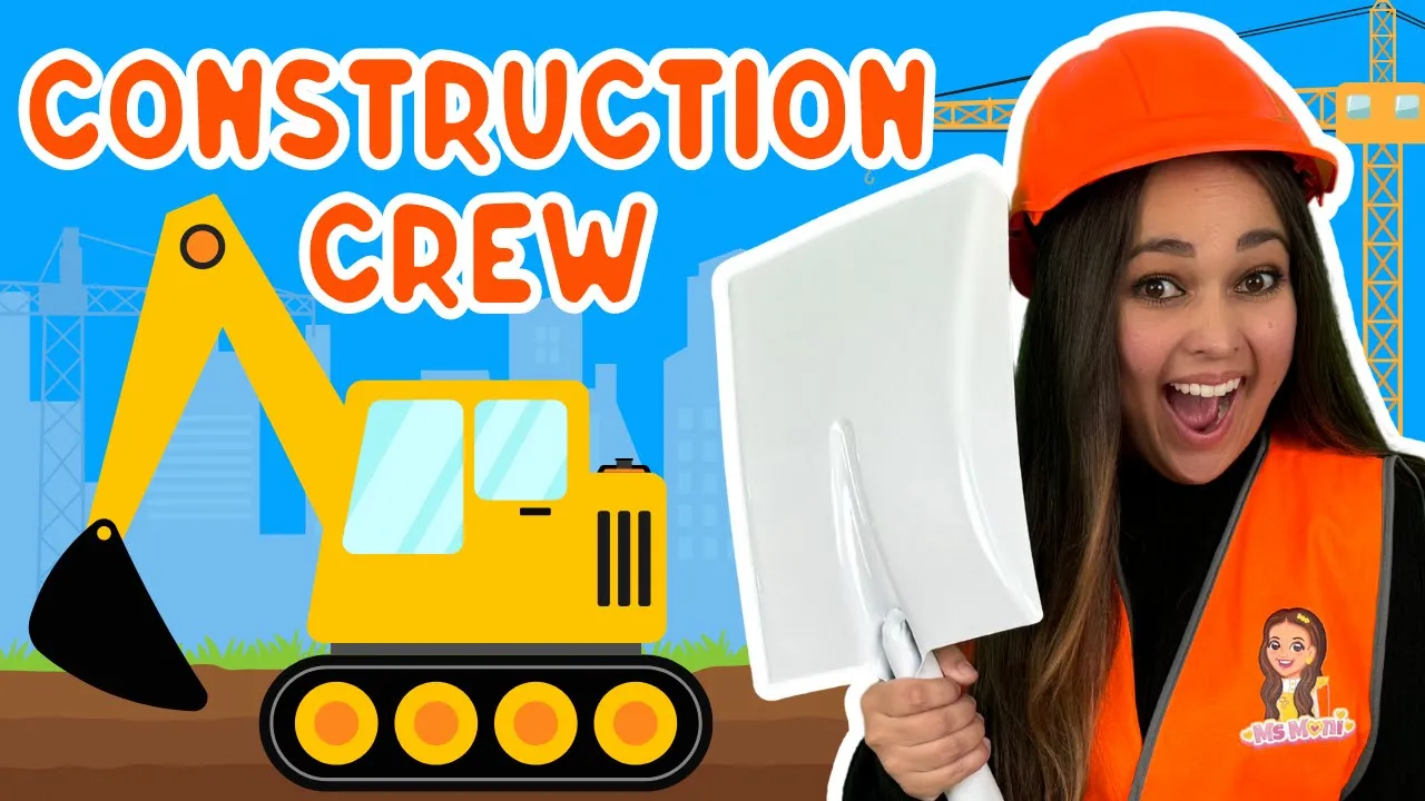 Construction Crew - Kids Song | Truck, Excavator, Bulldozer, Digger | Construction Vehicles For Kids Construction Crew - Kids Song | Truck, Excavator, Bulldozer, Digger | Construction Vehicles For Kids