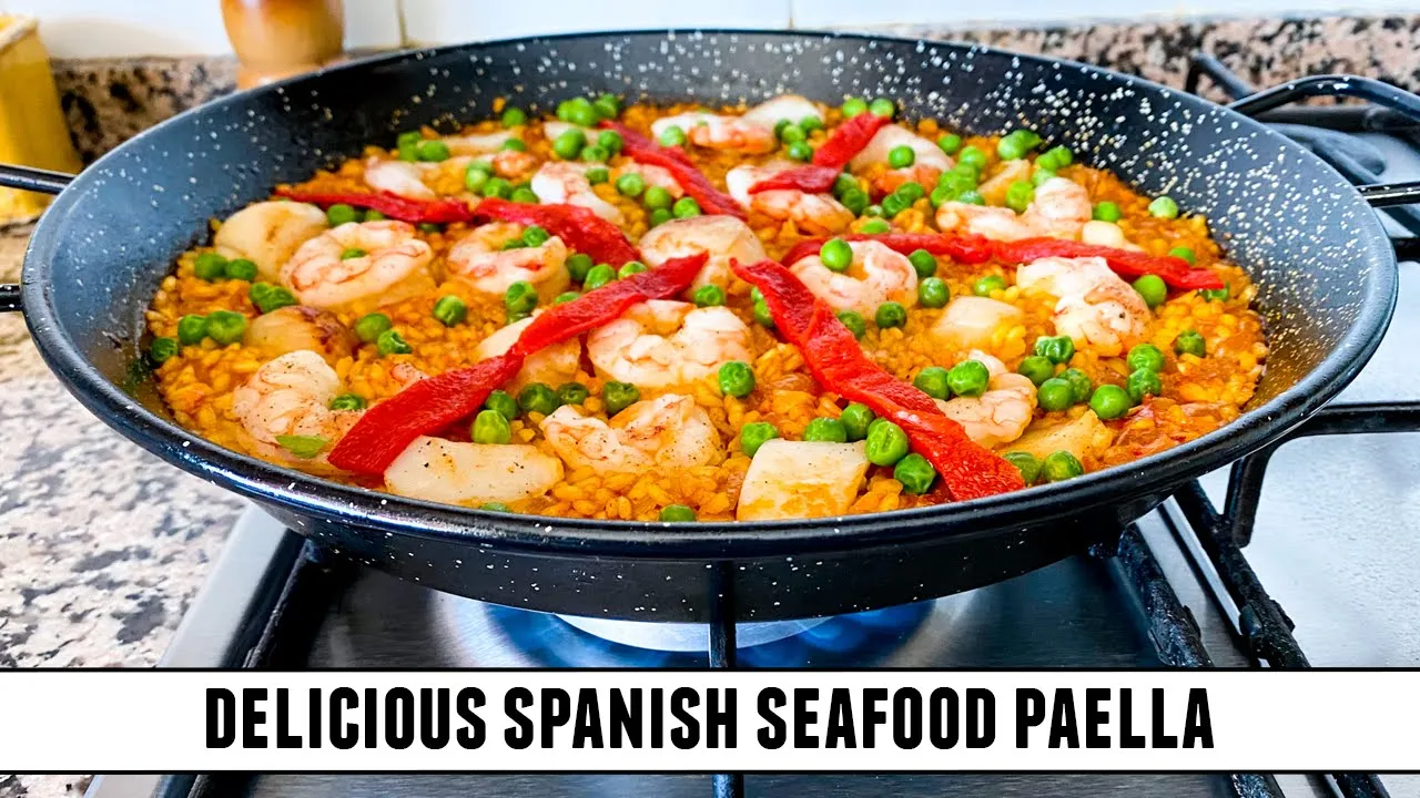 SPECTACULAR Seafood Paella with MINIMAL Effort   Quick & Easy Recipe