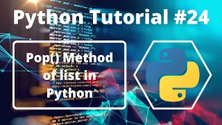 - How to Delete an Element from a List with pop method Python Tutorial in Hindi