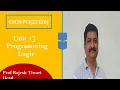 Unit1 Basic Logic Development part2 Prof Rajesh Tiwari