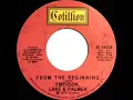 1972 HITS ARCHIVE: From The Beginning - Emerson, Lake & Palmer (mono 45 single version)