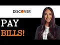 Discover Bank How To Pay Bills Online In Discover Bank 2025