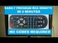 RCA Universal Remote RCR504BR Programming For TV