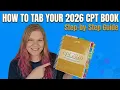 How to Tab Your 2026 CPT Book