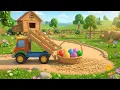 Colorful Eggs Hatching Baby Chicks 🐣 | Baby Chicken Song | Learn Colors | New Song for Kids |