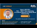 Today s USP 797 A Functional Approach to Quality Sterile Compounding