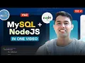 MySQL Node js Crash Course Connect MySQL with Express Perform CRUD Operations