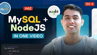 MySQL Node js Crash Course Connect MySQL with Express Perform CRUD Operations
