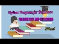 Python Programming for and in dharani