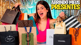 ABRINDO PRESENTES DAS MINHAS AMIGAS 