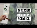 The secret to BLENDING ACRYLICS step by step tutorial