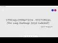 String Operation Editorial Dec Long Challenge Codechef Sumit Prajapati