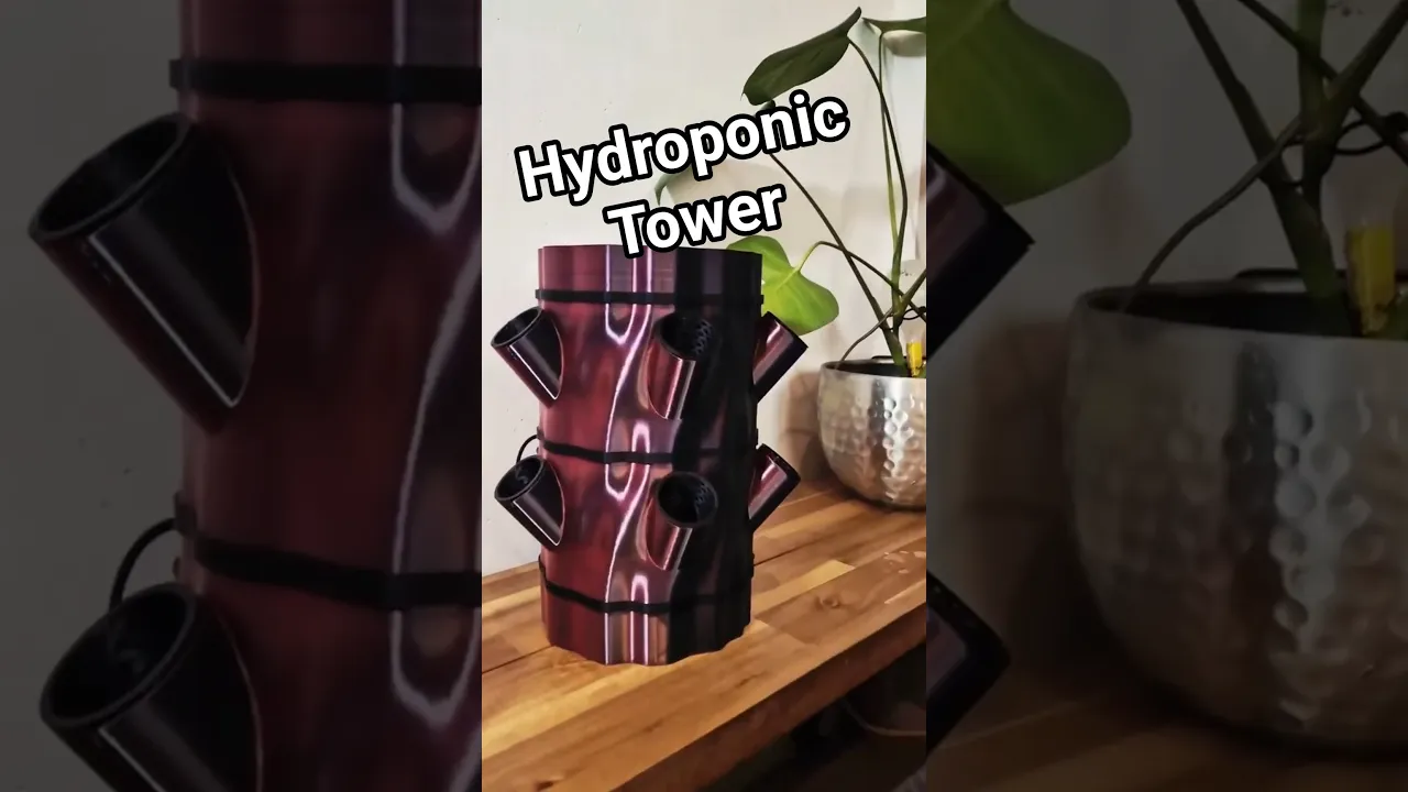 Hydroponic tower - Tree video thumbnail