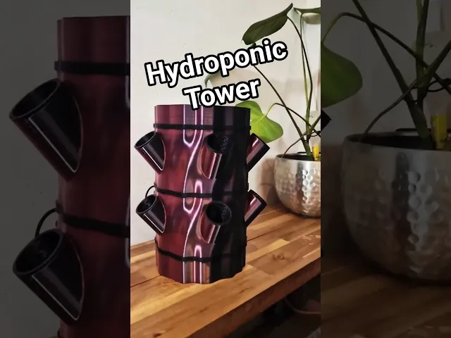 Hydroponic tower - Tree video thumbnail