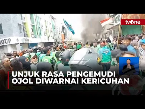 Unjuk Rasa Driver Ojol Berujung Ricuh!