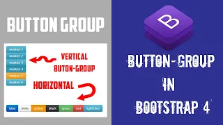 12 How to create Button-Groups in Bootstrap 4