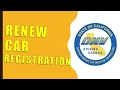 How to Renew Car Registration on the DMV website