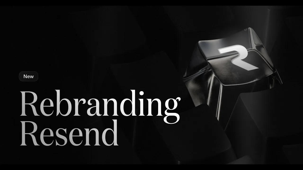 Resend rebrand film