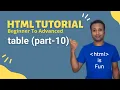 HSC ICT html bangla tutorial 39 Table part-XI table with hyperlink