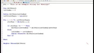 Splitting a string without using split function