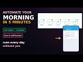Automate Your Morning in 5 Minutes with n8n No Code