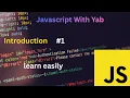 Javascript Tutorial Introducton Part 1 in Amharic with Yab