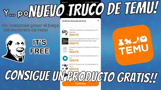 Nuevo truco para ganar cosas gratis en temu | Juego del sombrero | Fácil y sin invitar