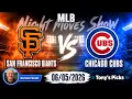 Giants vs Cubs MLB Betting Odds Picks 26 Night Moves Show