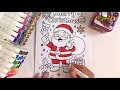 Let s Color Santa Together Cozy Relaxing Coloring