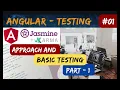 Angular Jasmine Unit Testing Jasmine Unit Testing in Angular Part 1