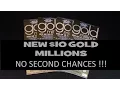NO SECOND CHANCES 10 GOLD MILLIONS SC EDUCATION LOTTERY
