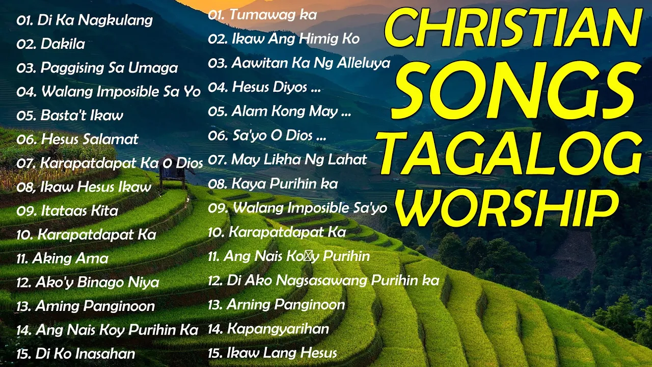 Devotional Christian Songs 🎚 Best Tagalog Worship With Lyrics