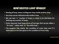 Nested loop in C language Ep-13