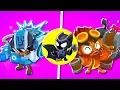 Bloons TD 6 - 4-Player FASTEST Attacking Super Monkey BOOST Challenge JeromeASF