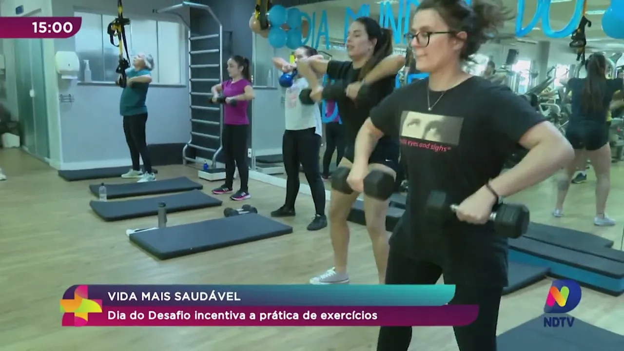 Vida Mais Saudável: Dia do Desafio incentiva a prática de exercícios