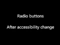 Accessibility fieldset legend
