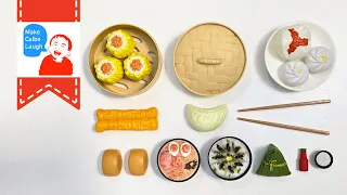 Breakfast Dim Sum Toy Food Set Review | Miniature Chinese Food Toys for Kids and Collectors