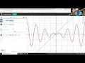 Program a moving tangent line in Desmos