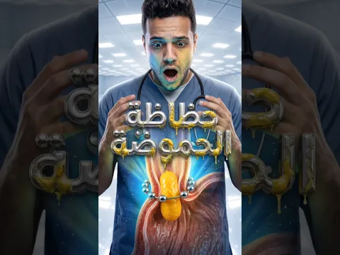 علاج الحموضة وارتجاع المرئ بحظاظة 😳‼️ #shorts