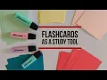 How To Use FLASHCARDS As a Study Tool Tips To Make Recall Cards Make Revision FUN