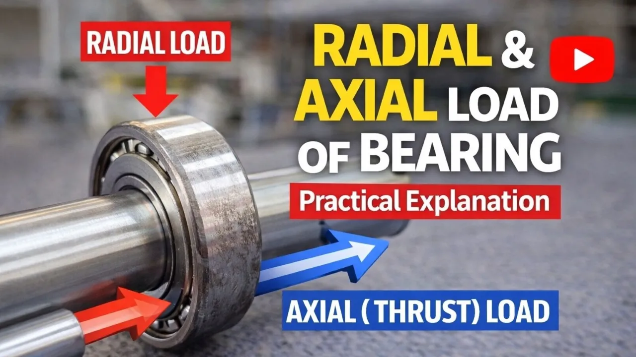 Bearing Load Types Explained (Hindi) | Radial, Axial & Combined Load Practical Demo