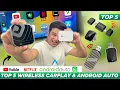 5 Wireless Android Auto Apple Carplay Adapters Best Wired to Wireless Car Adapter